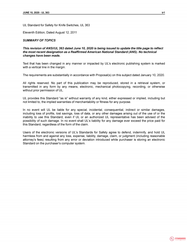 UL 363 PDF UL 363 PDF